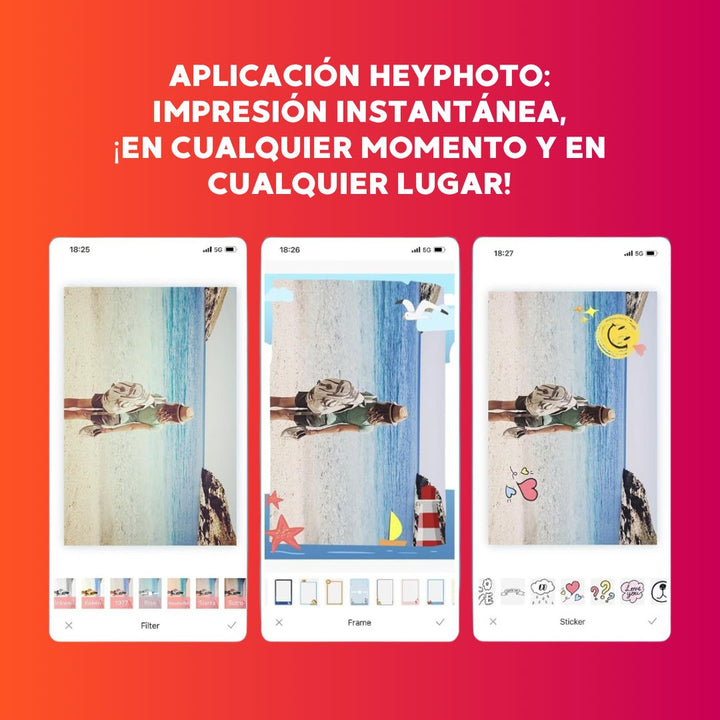 Mini impresora fotográfica HPRT - Enlazados